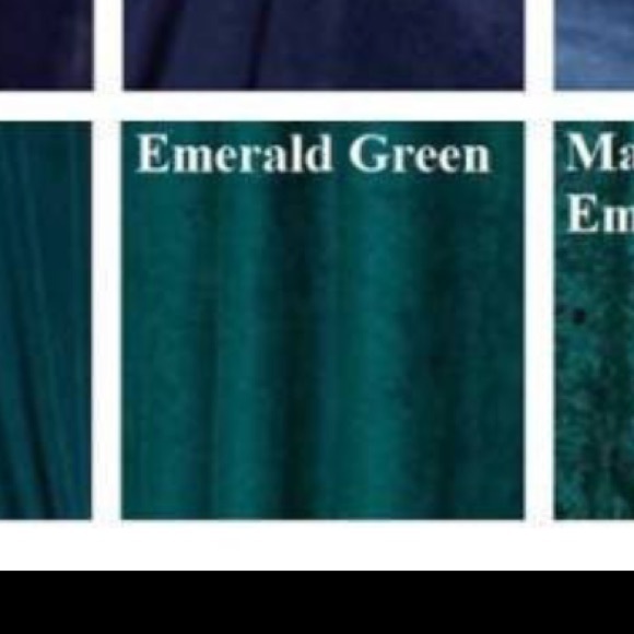 Emerald Green Velvet Dress with Train, Deep Back Velvet Dress - Picture 3 of 8